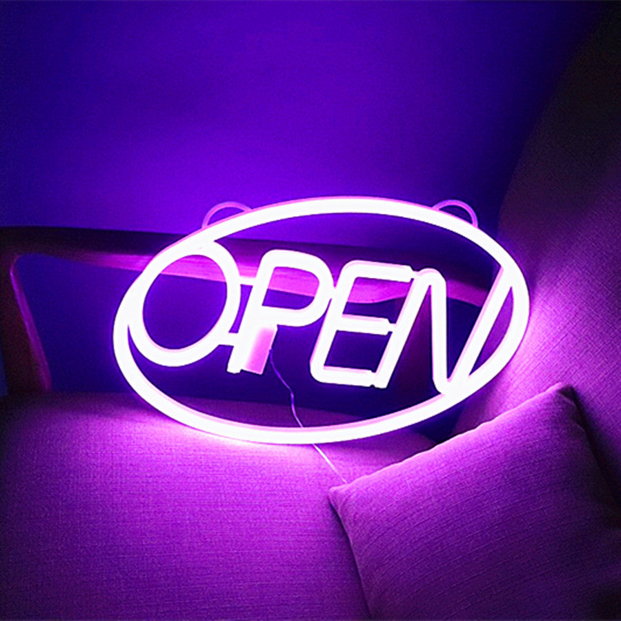 PS OPEN Neon Dining Outdoor Light