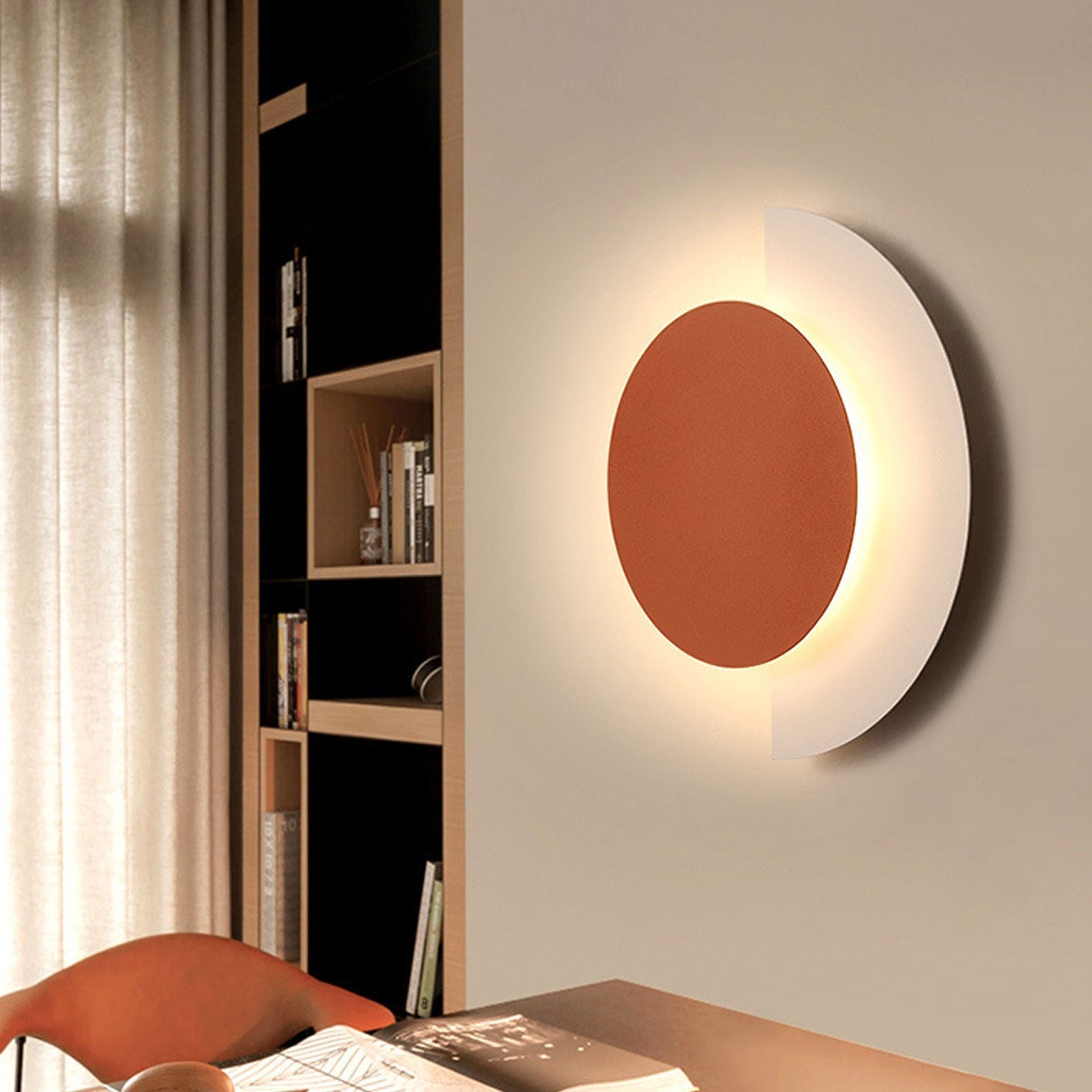 Postmodern Solid Color Wrought Wall Lamp