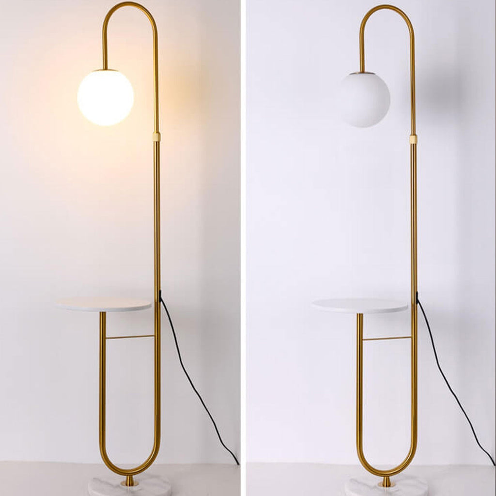 Nordic Minimalist Iron Marble Floor Lamp