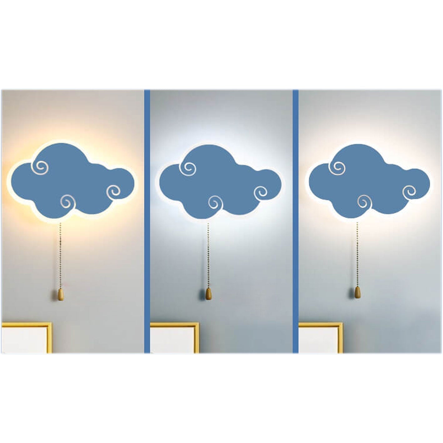 Cloud Cartoon Design Wall Lamp