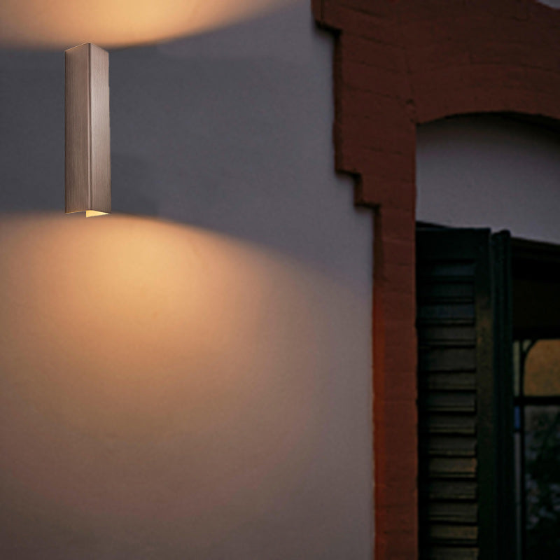 Rectangular Aluminum Bedroom Wall Lamp