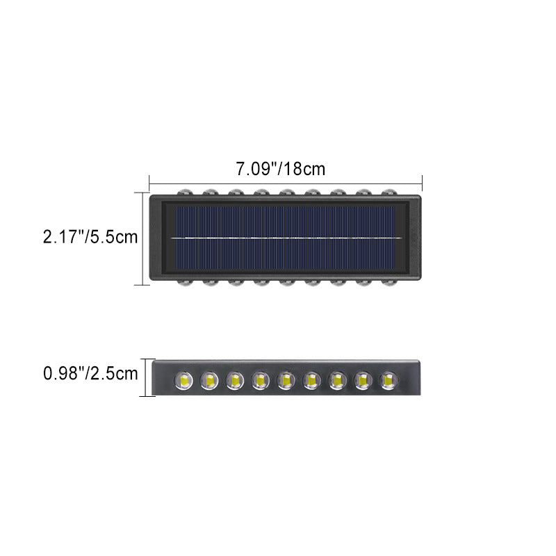 Rectangular ABS PVC Patio Outdoor Light