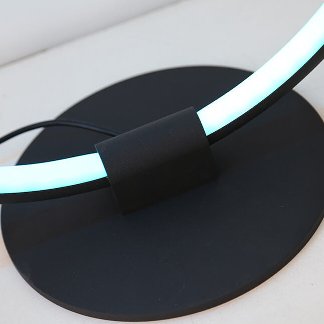 Acrylic Ring Design RGB Table Lamp