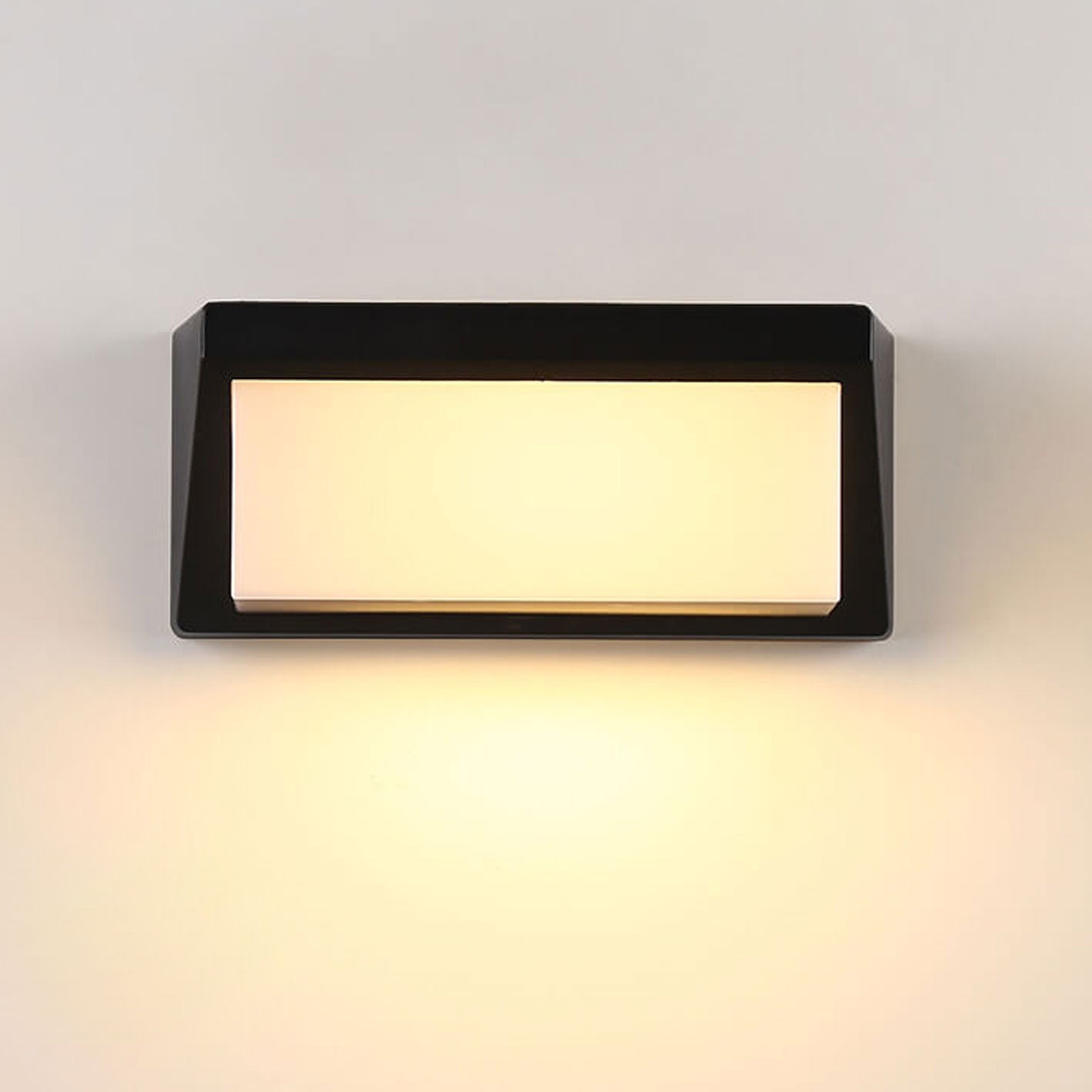 Square Geometry Outdoor Light