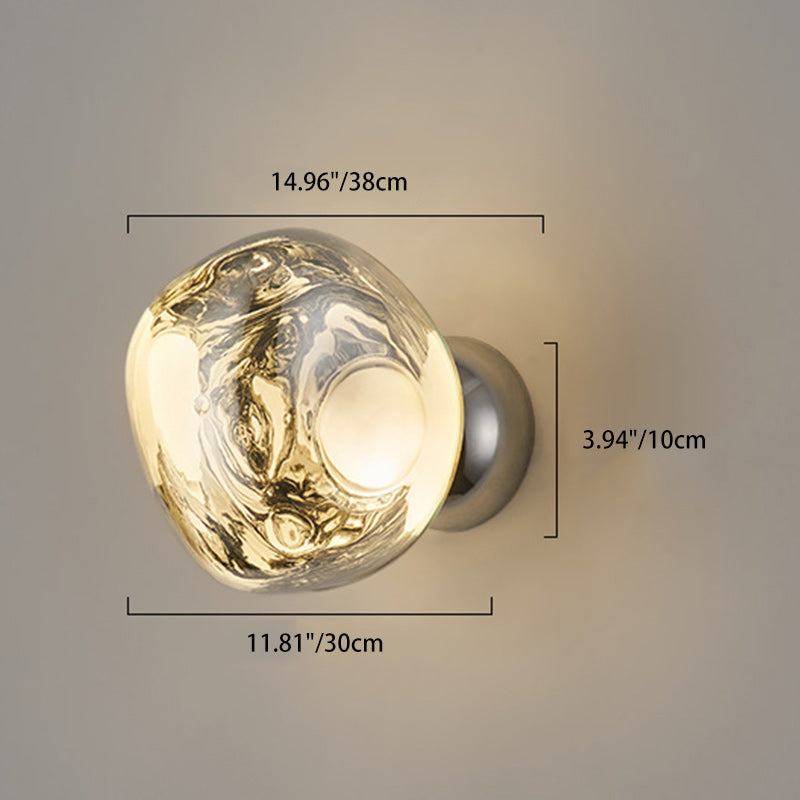 Lava Ball Acrylic Hardware Wall Lamp