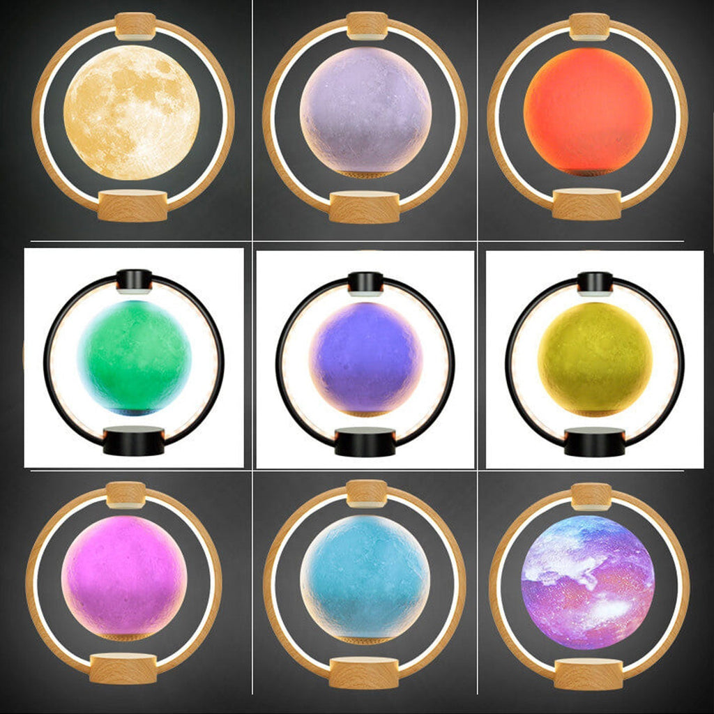 Maglev Moon Design Colorful Table Lamp