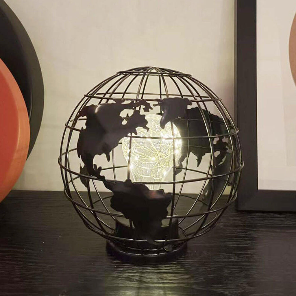 Earth Iron Night Decorative Table Lamp