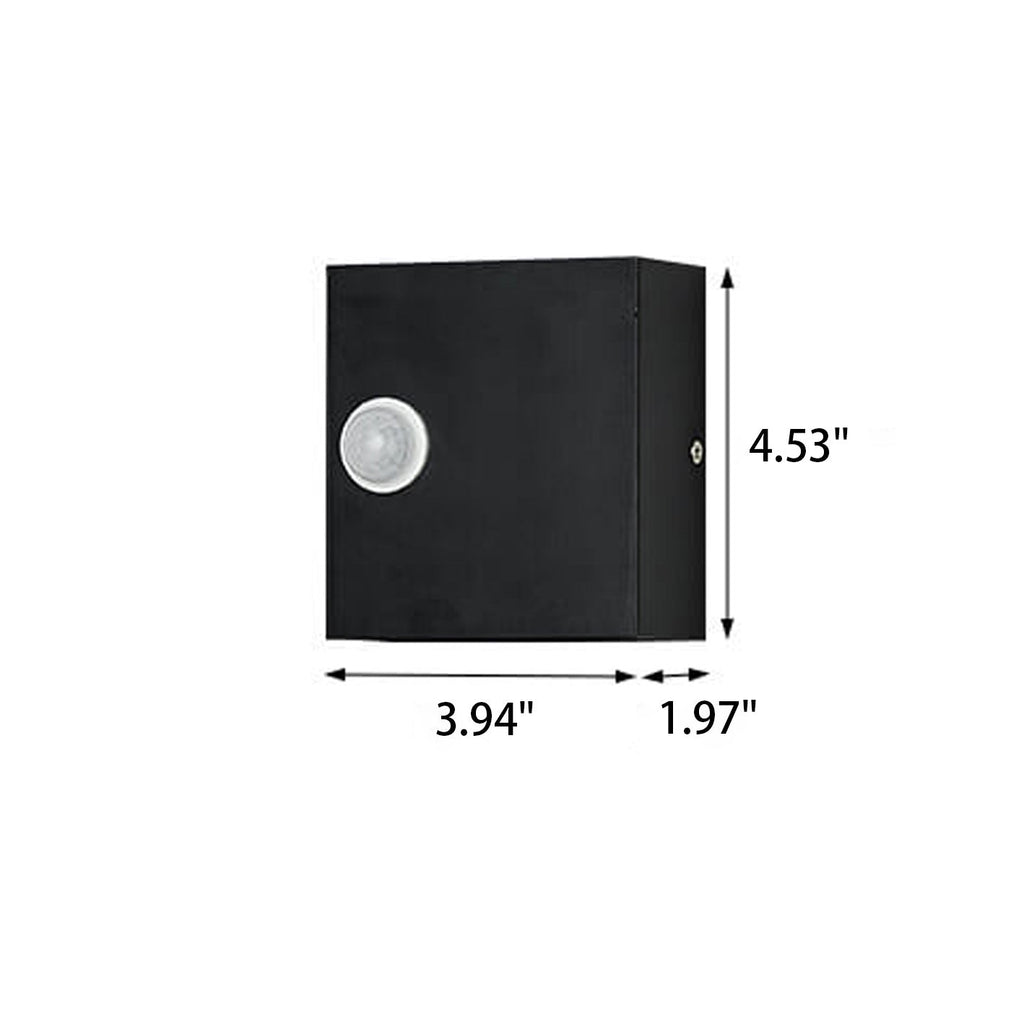 Square Body Sensor Outdoor Light