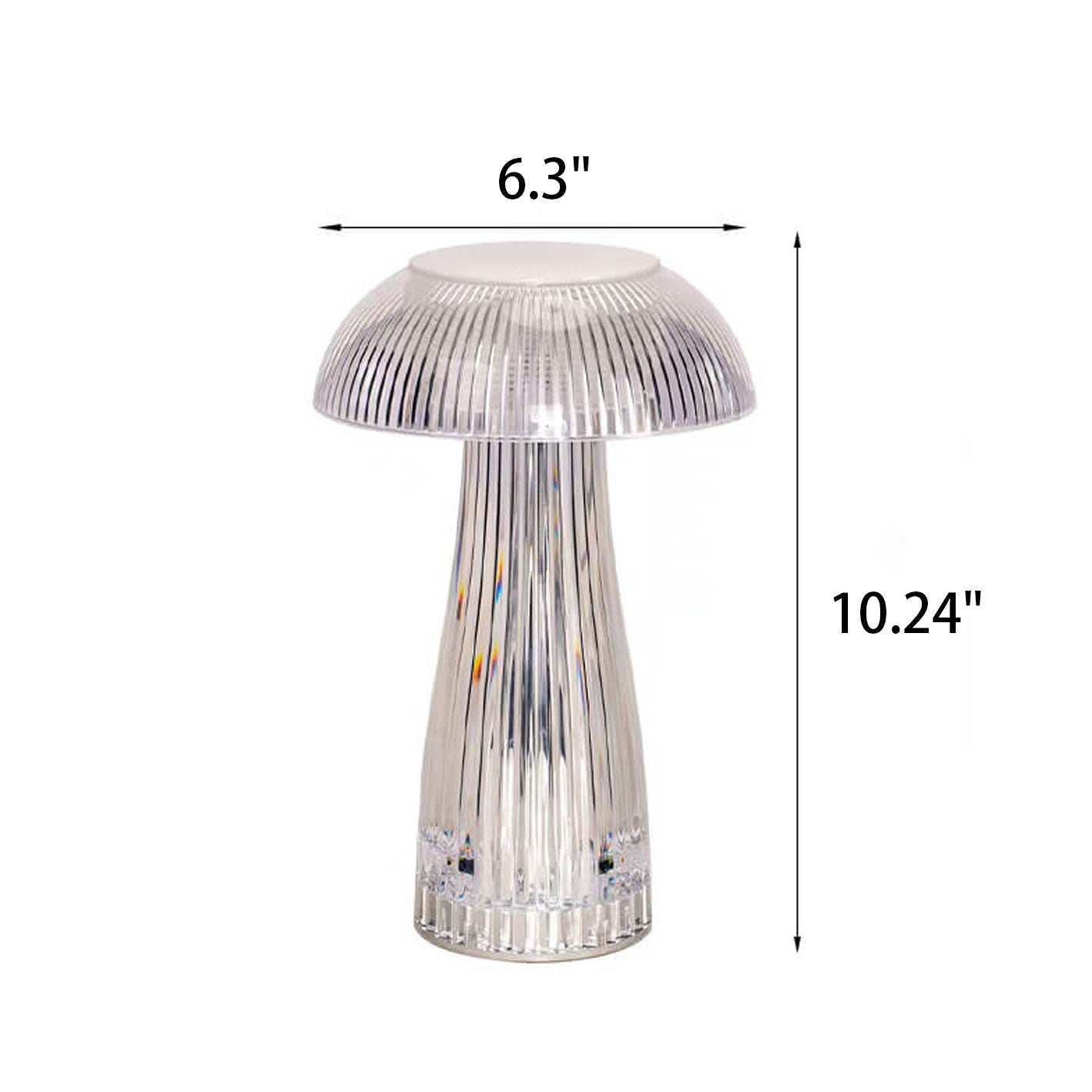 Mushroom PMMA Dazzling Touch Table Lamp