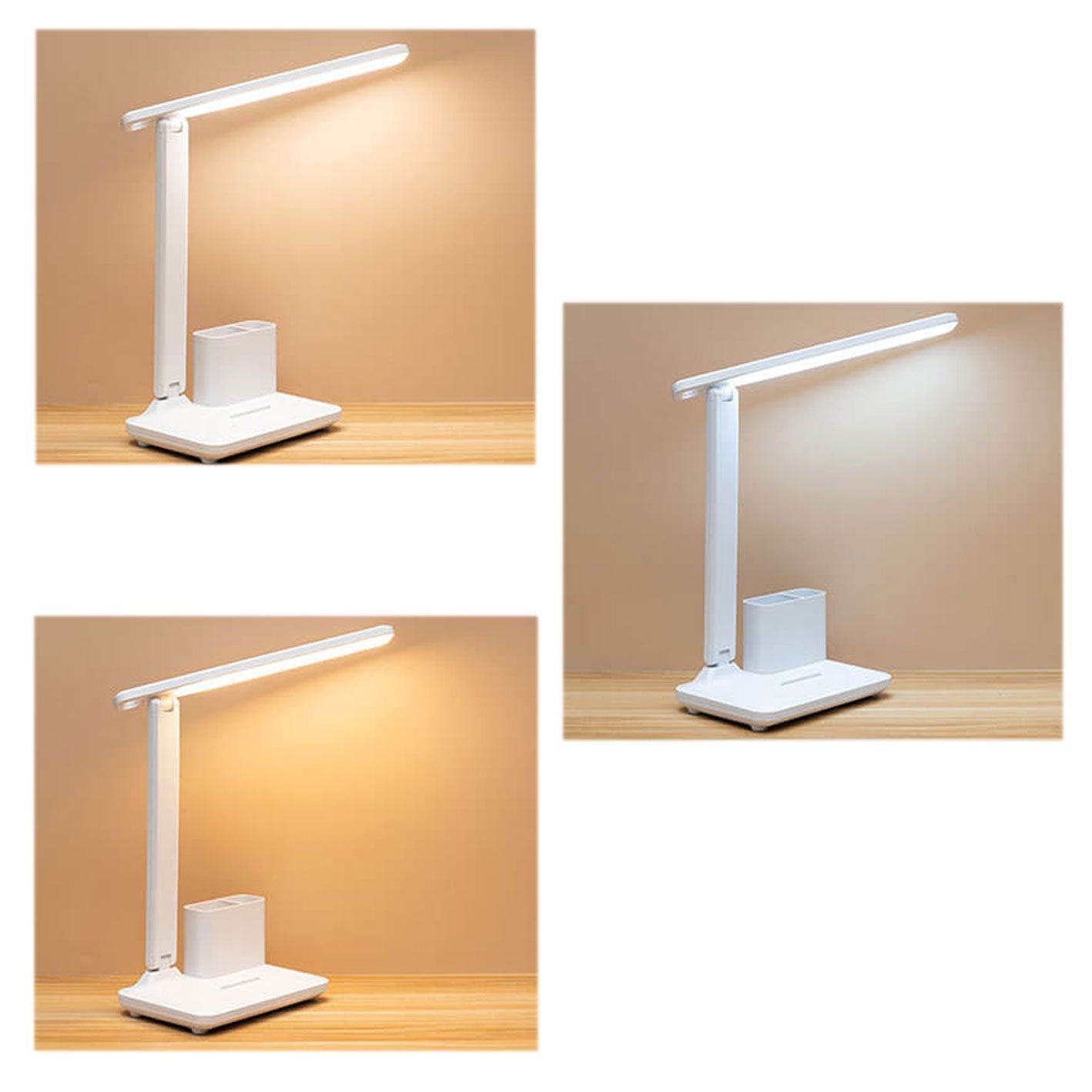 Folding Pen Holder Eye Table Lamp