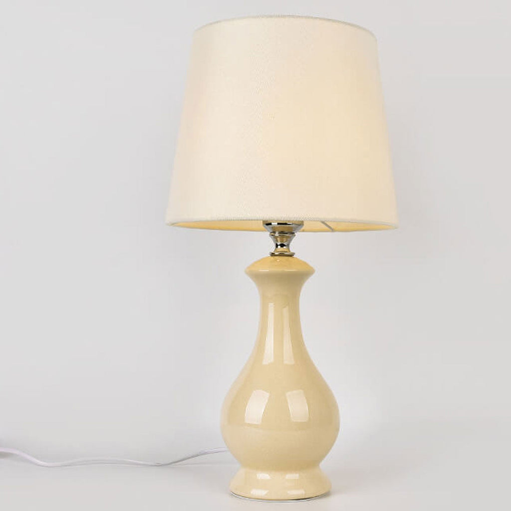 Ceramic Linen Fabric Table Lamp