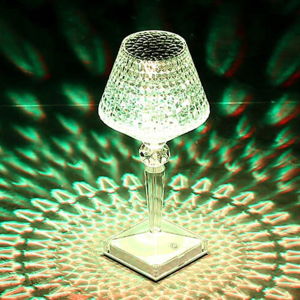 Acrylic Diamond Wine Glass Table Lamp