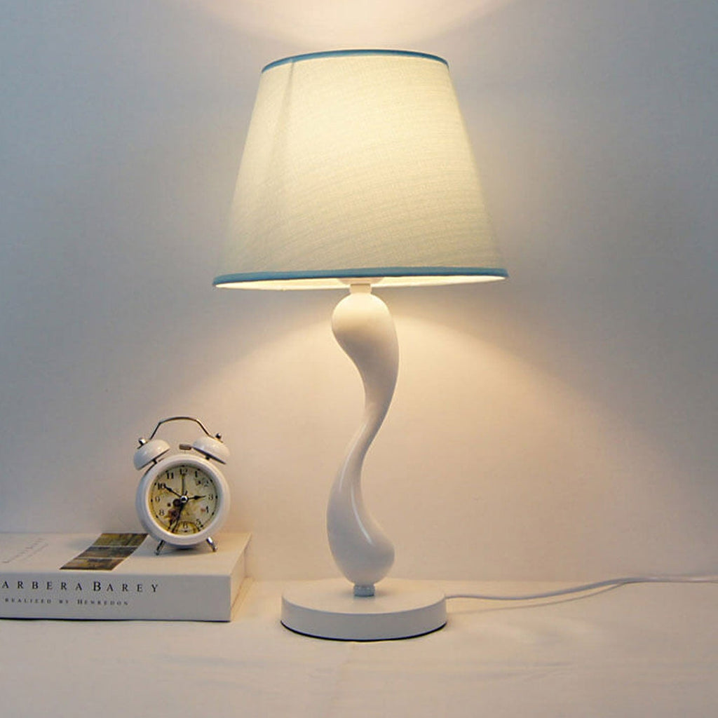 Fabric Curve Table Lamp