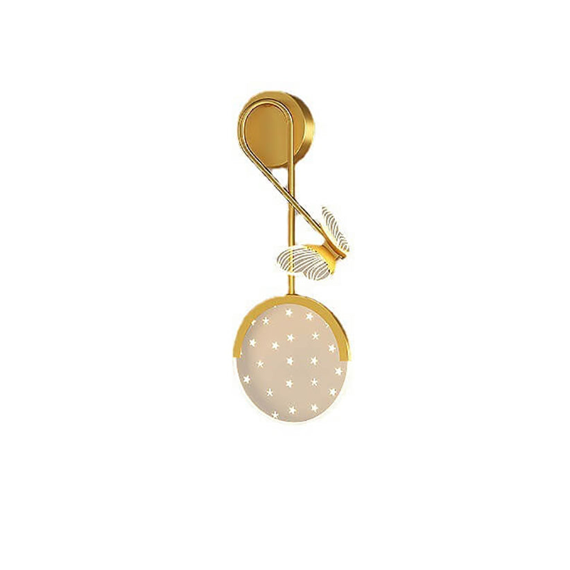 Acrylic Butterfly Star Design Wall Lamp