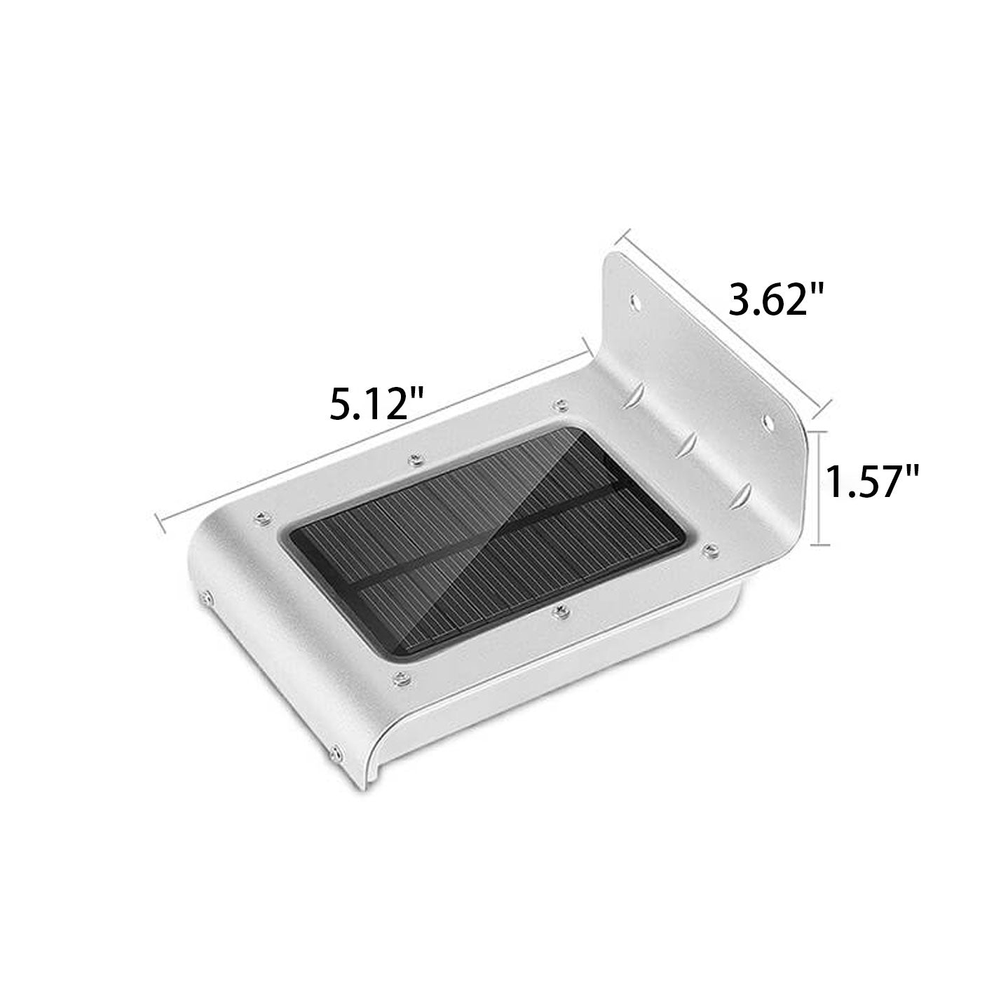 ABS Rectangular Body Sensing Outdoor Light