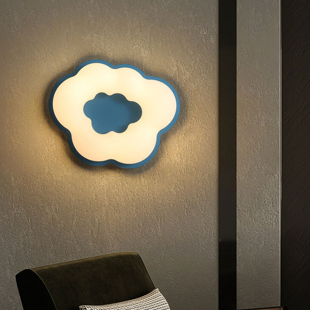 Iron Cloud Shape Wall Lamp