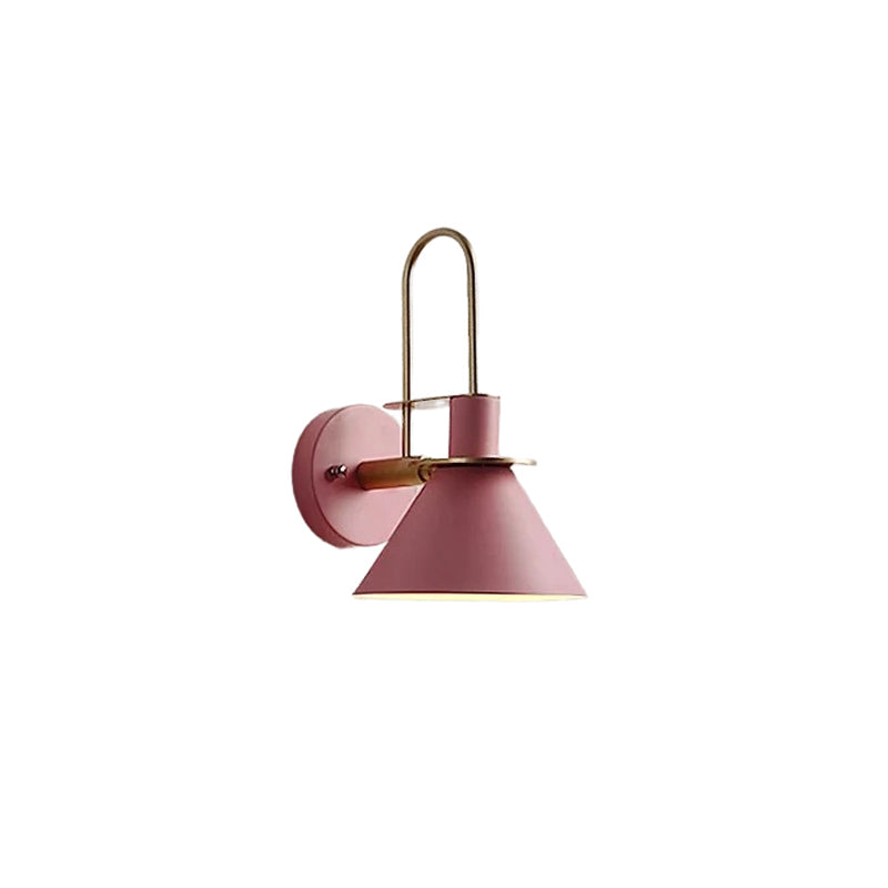 Macaron Horn Iron Hallway Wall Lamp