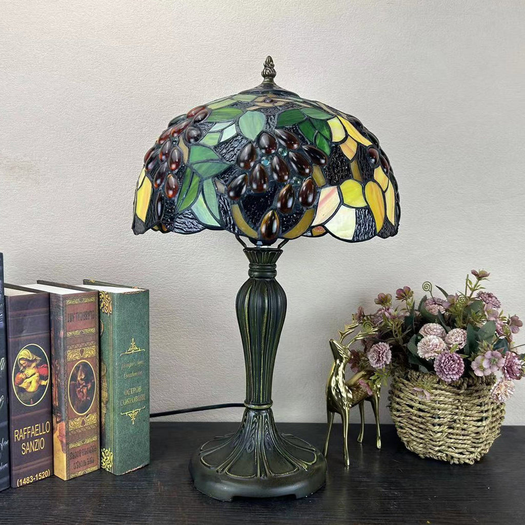 Round Dome Flower Alloy Table Lamp