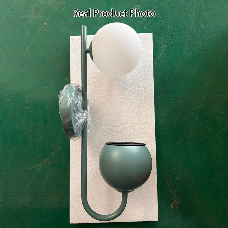 Sphere Storage Box Planting Wall Lamp