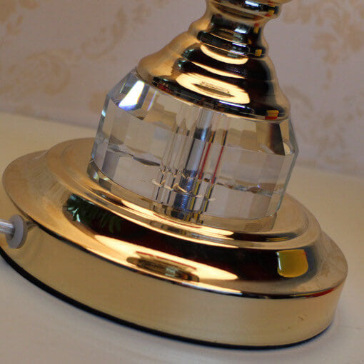 European-style Crystal Fabric Table Lamp