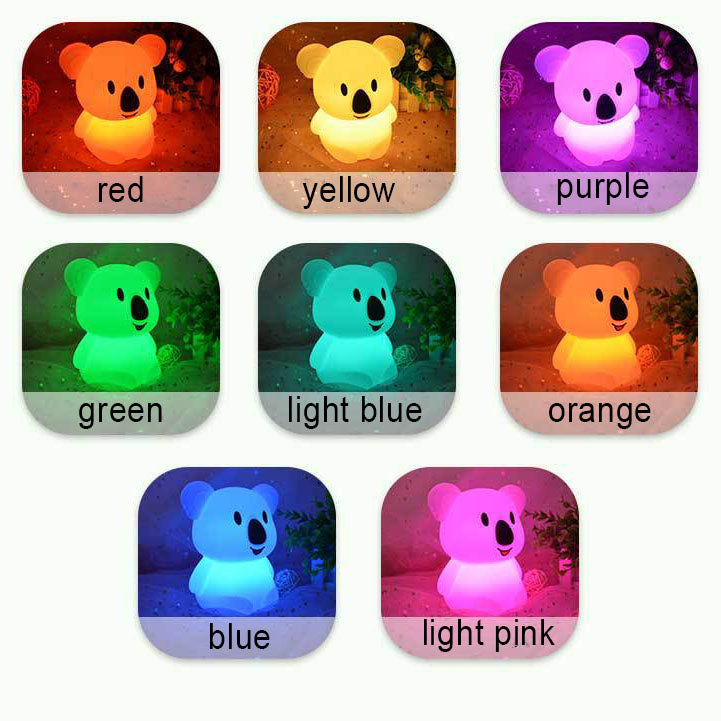 Koala Silicone Pat Night Table Lamp