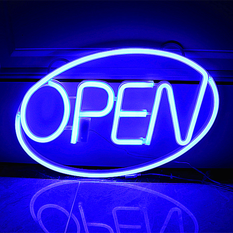 PS OPEN Neon Dining Outdoor Light