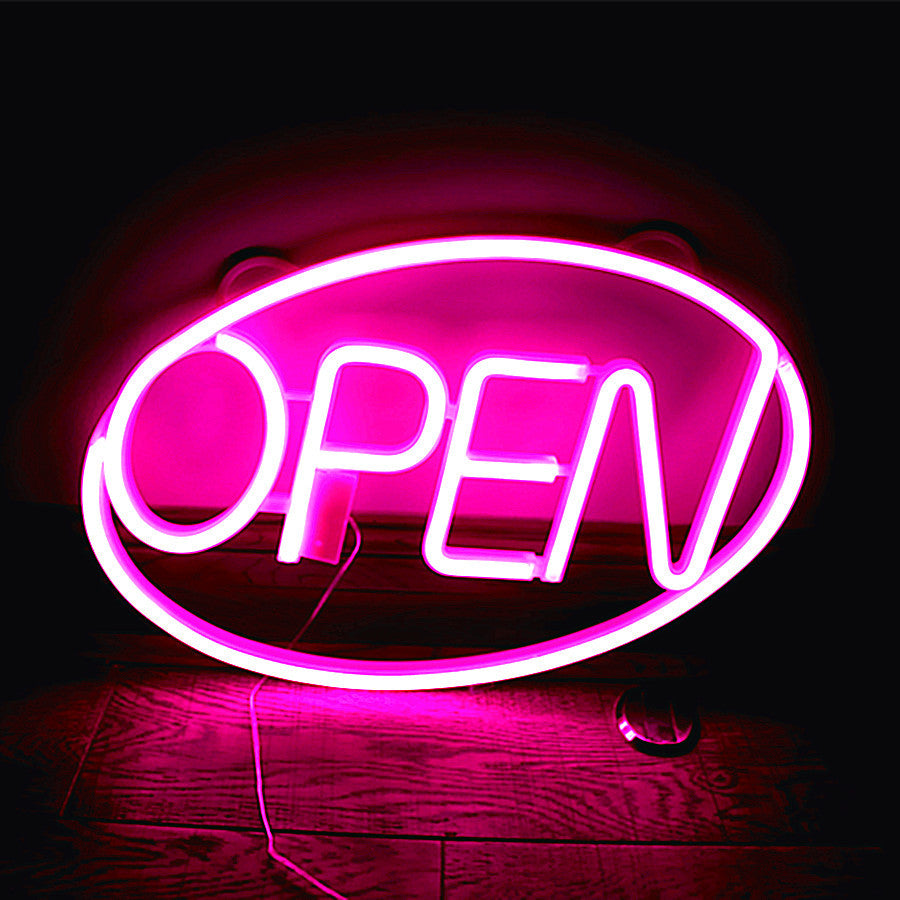 PS OPEN Neon Dining Outdoor Light