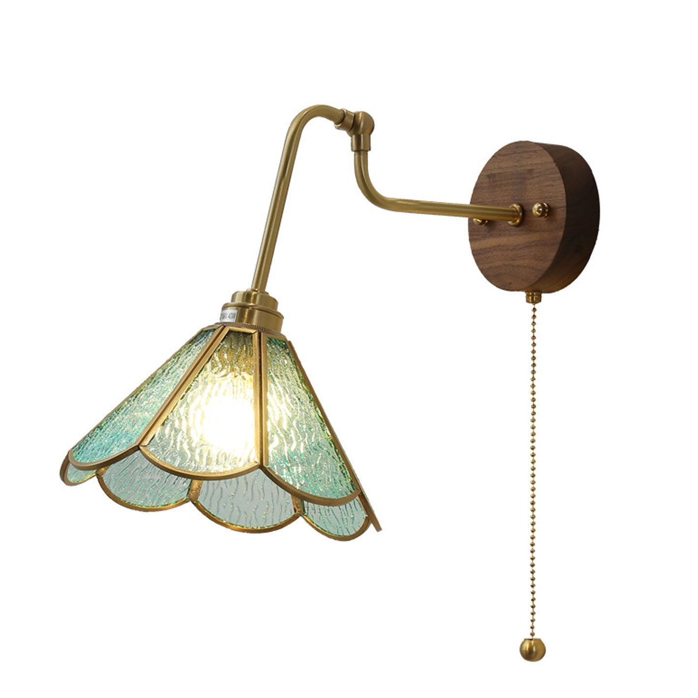 Brass Glass Switch Wall Lamp