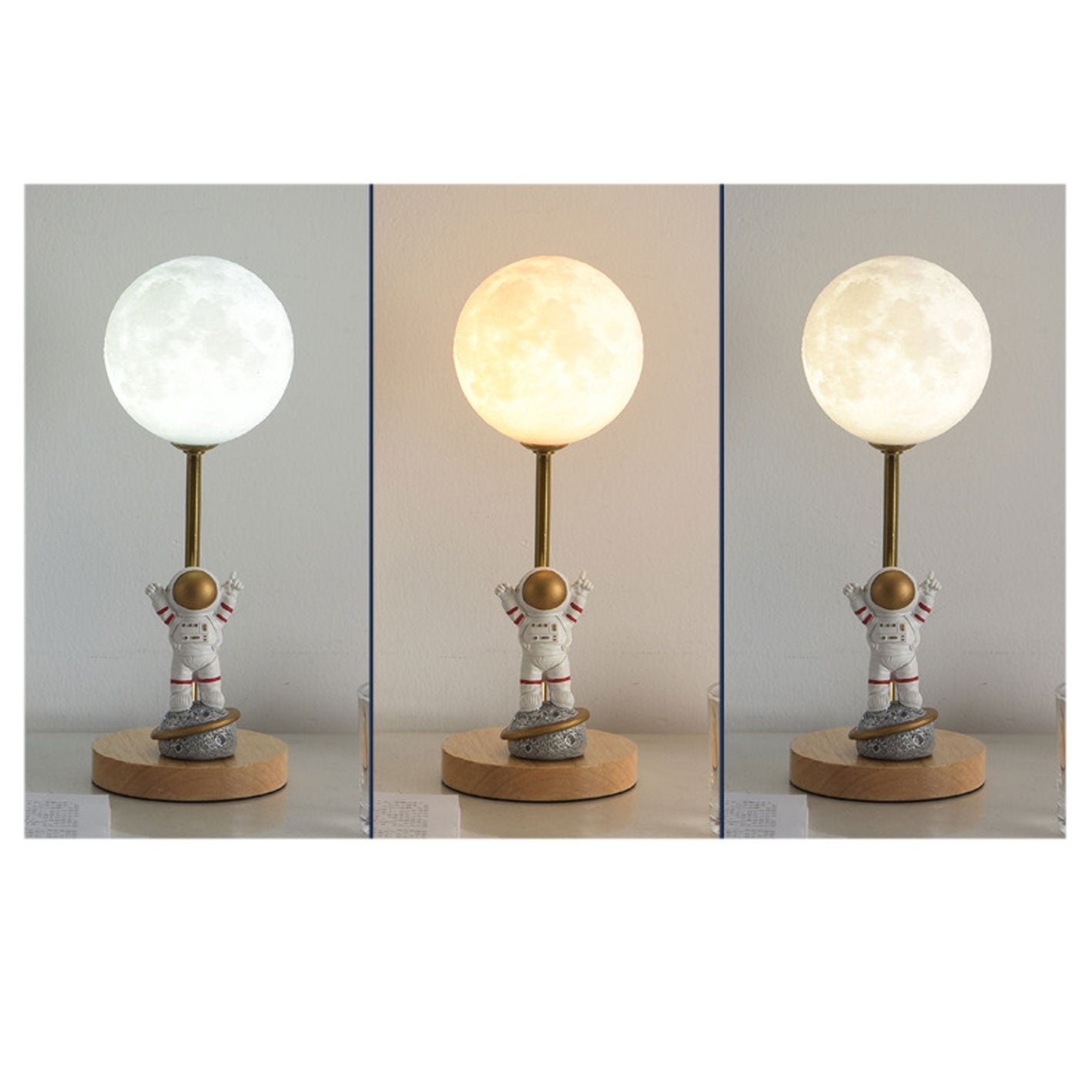 3D Printed Moon Decorative Table Lamp