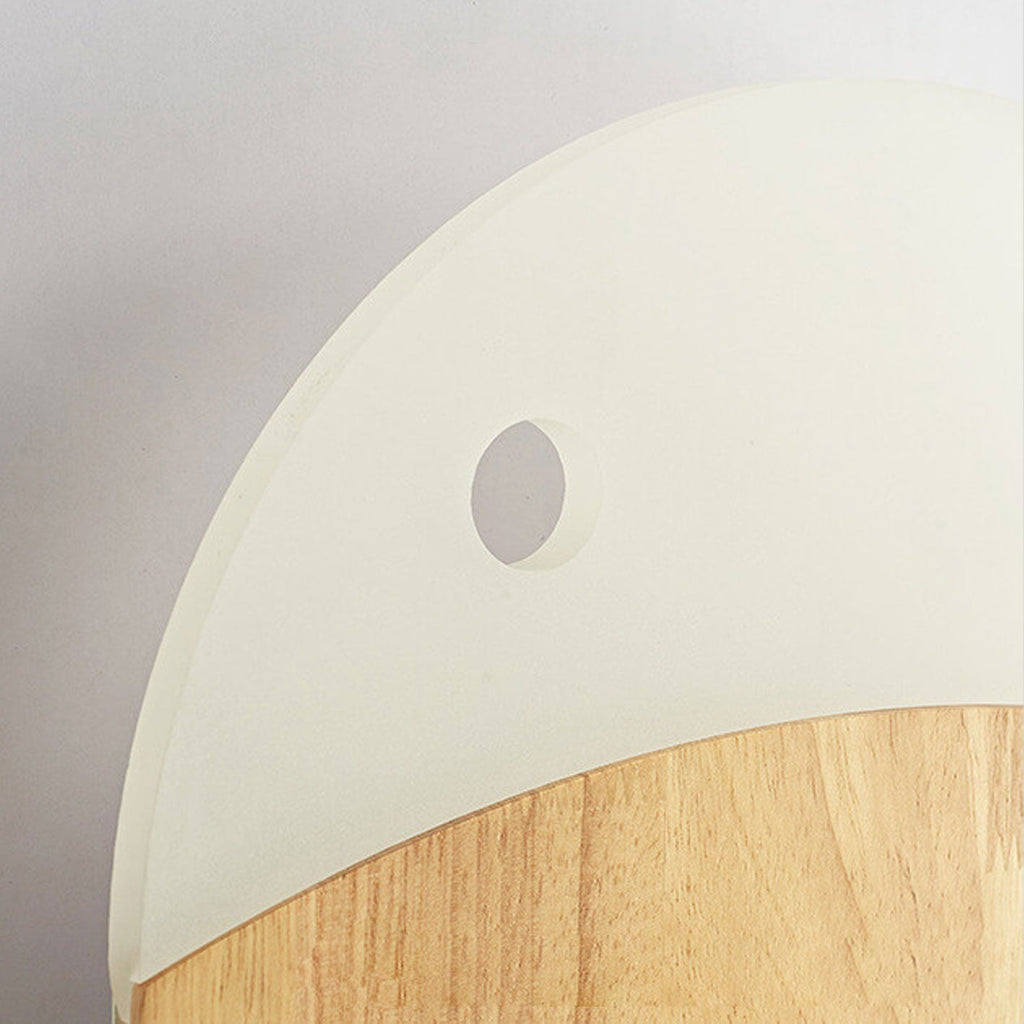 Oak Acrylic Fish Wall Lamp