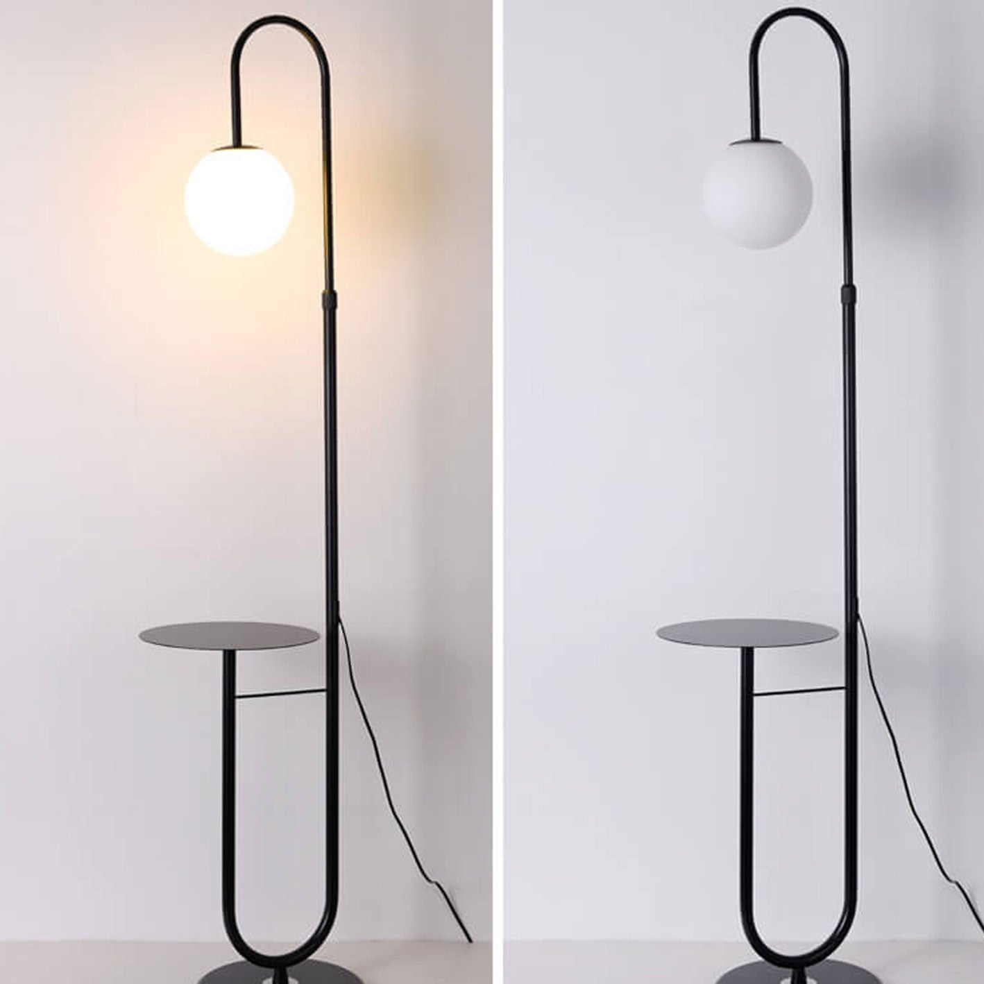 Nordic Minimalist Iron Marble Floor Lamp