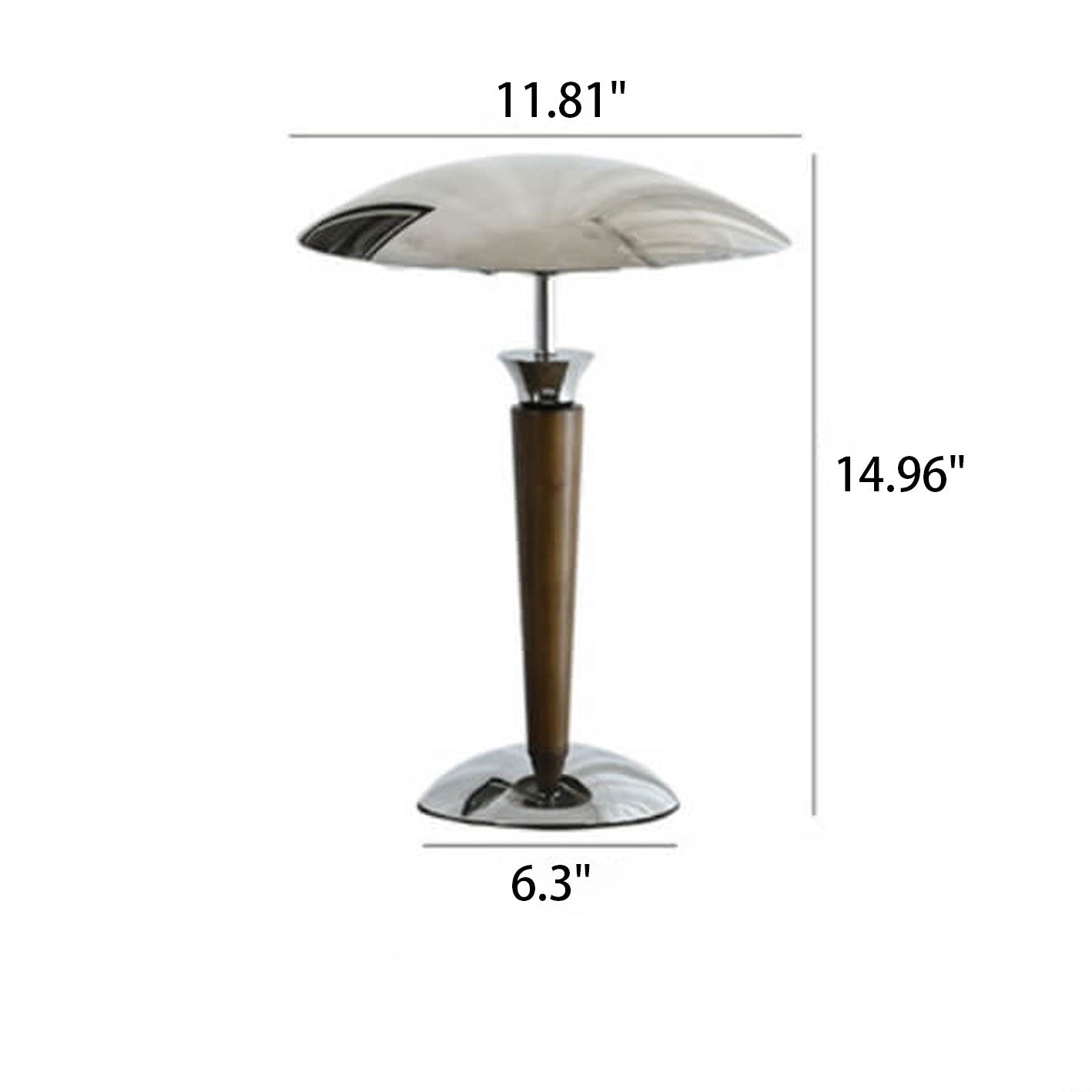 Solid Wood Hardware Table Lamp
