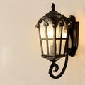 Glass Aluminum Lantern Outdoor Light