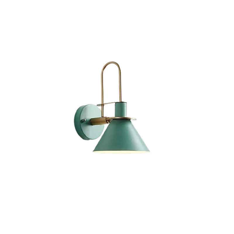 Macaron Horn Iron Hallway Wall Lamp