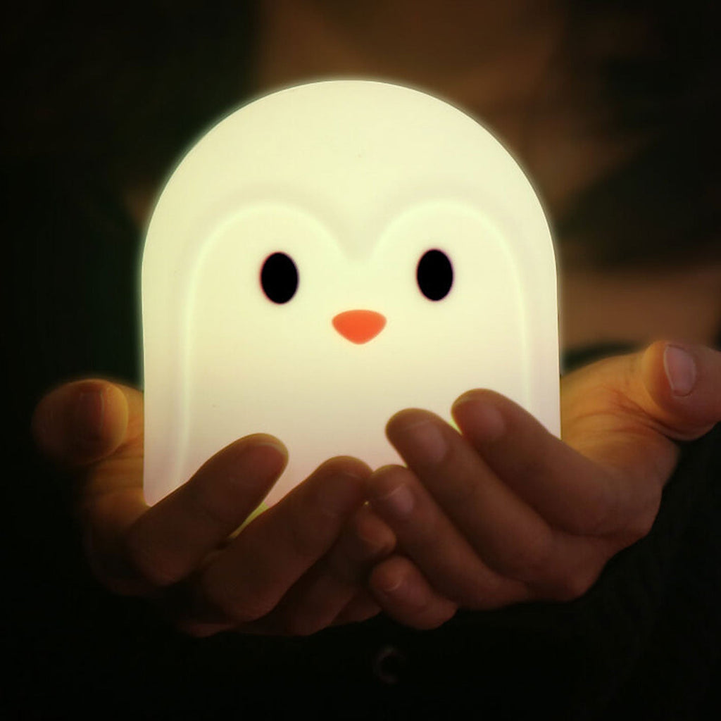 Colorful Penguin Shape Silicone Table Lamp