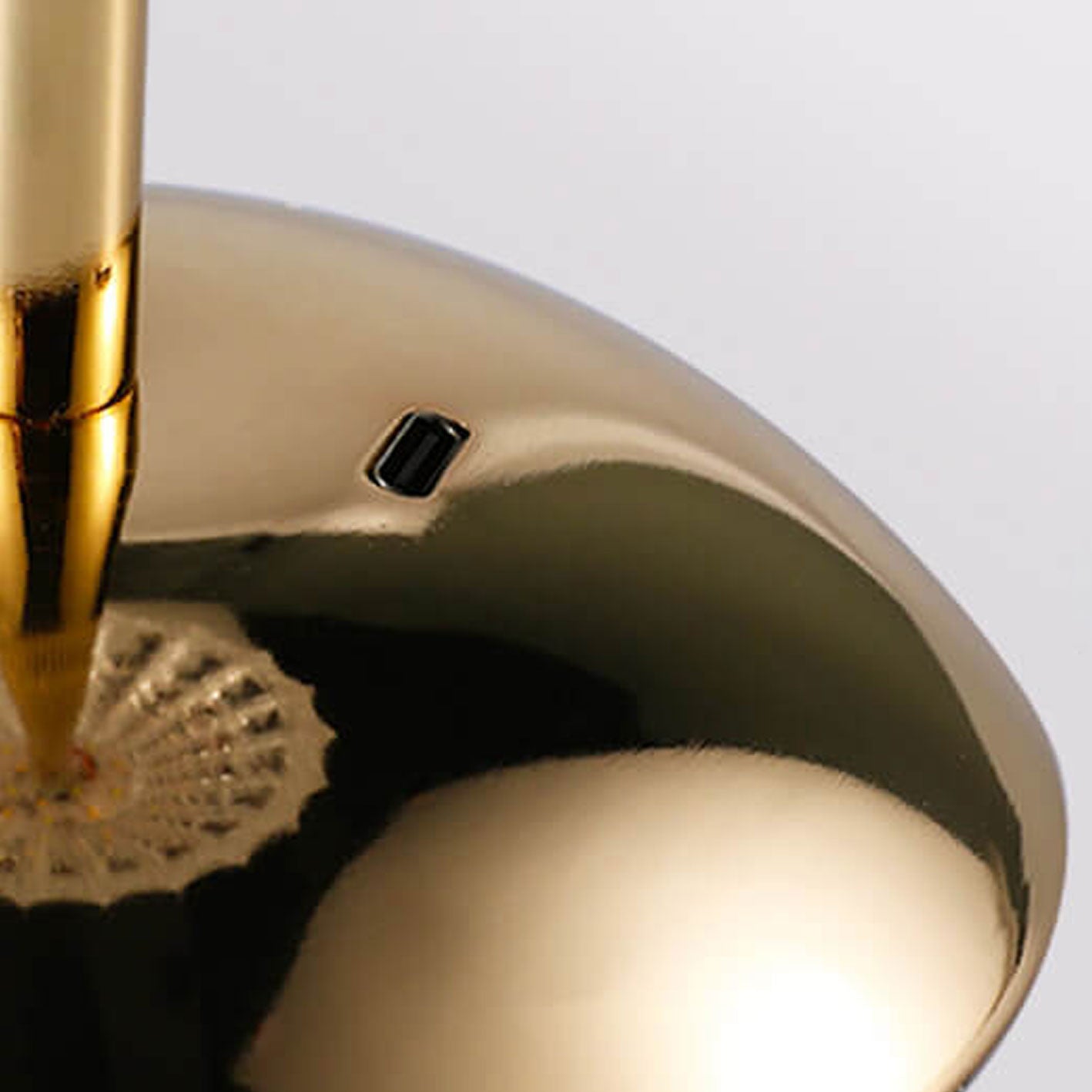 Aluminum Alloy Charging Night Table Lamp