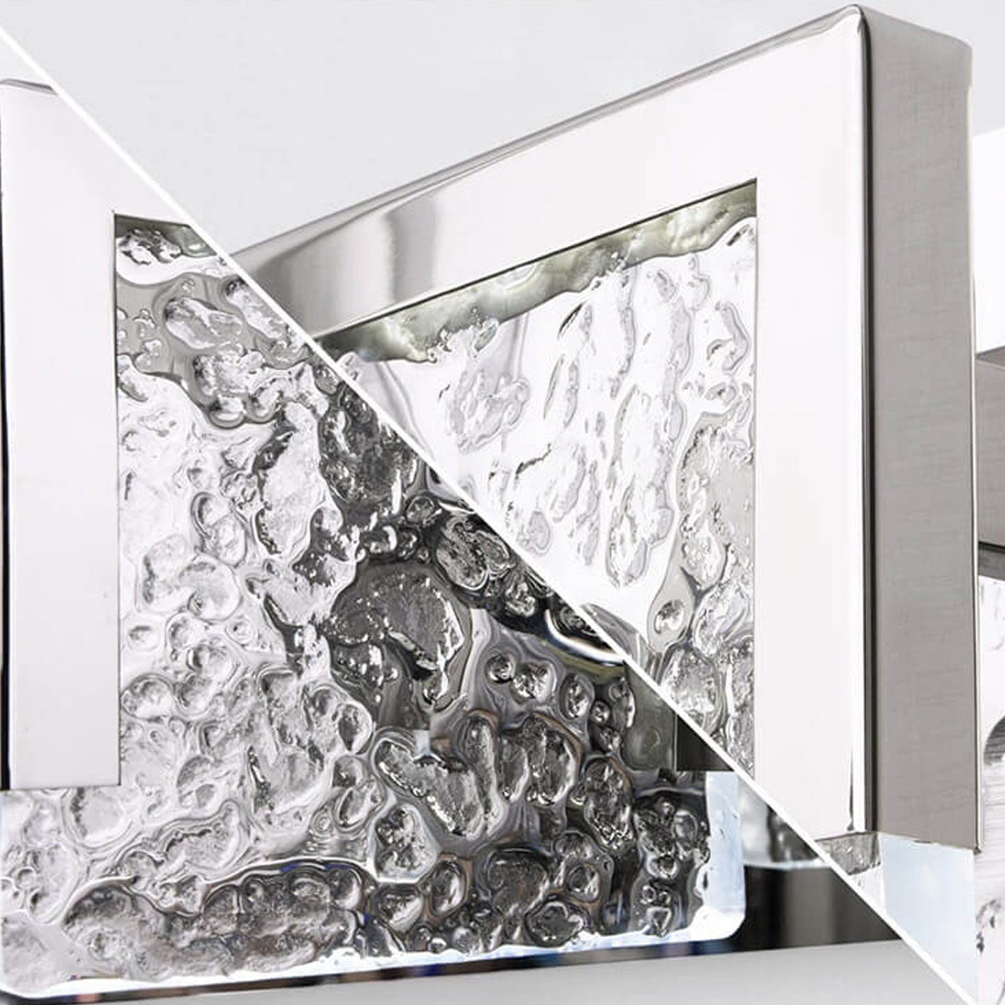 Glass Texture Acrylic Vanity Wall Lamp