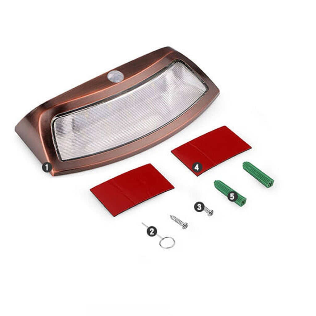 Trapezoid Induction Patio Outdoor Light