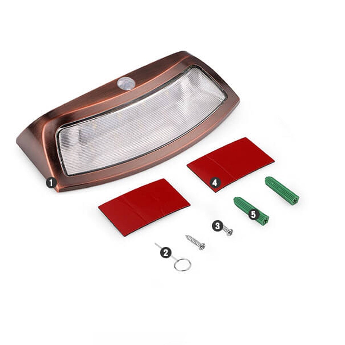 Trapezoid Induction Patio Outdoor Light