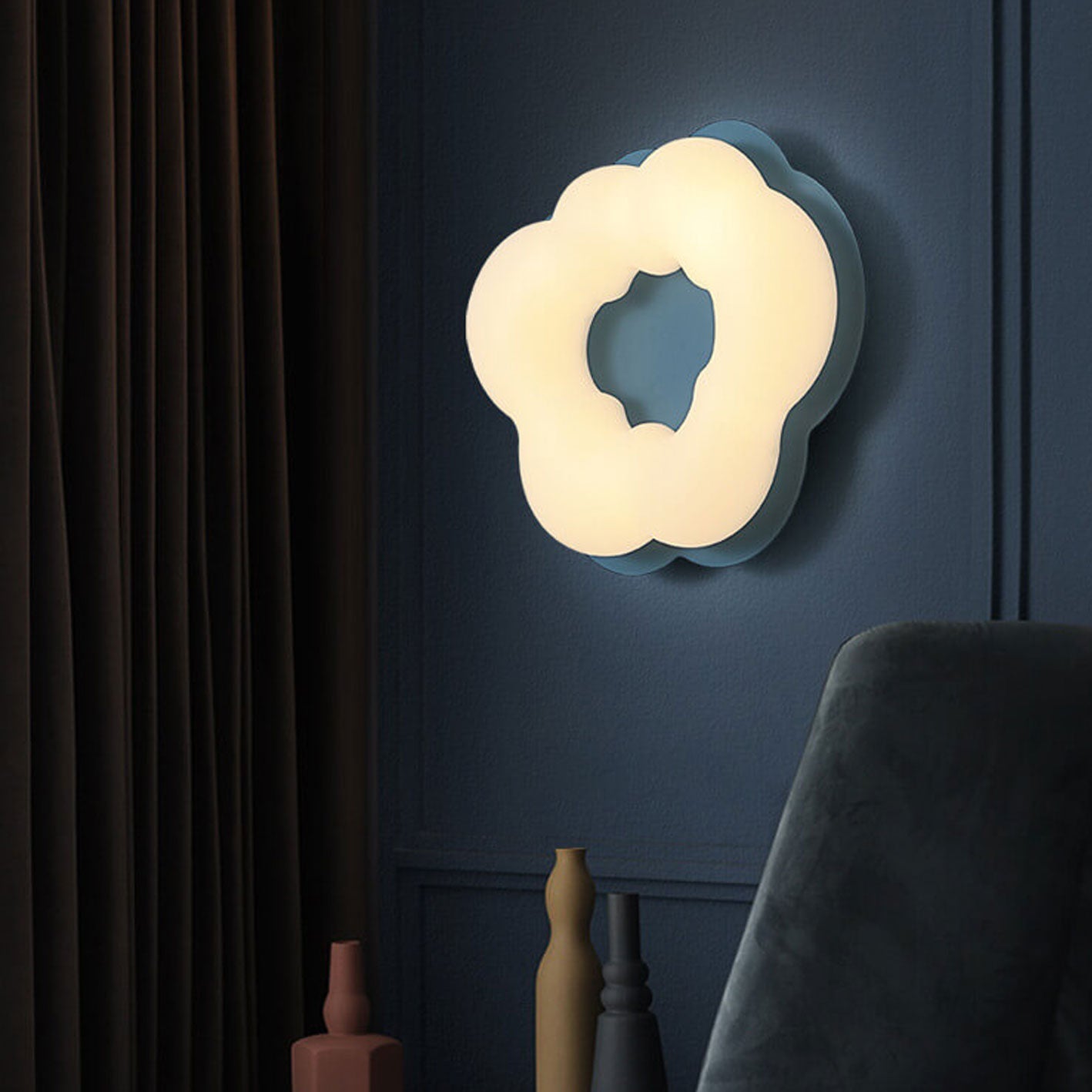 Iron Cloud Shape Wall Lamp