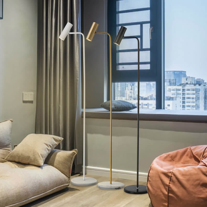 Industrial Iron Simple Base Floor Lamp