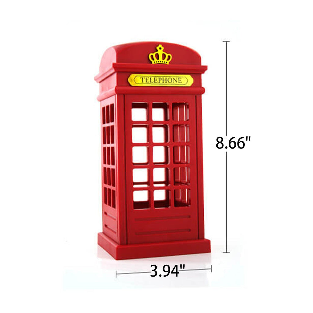 Touch British Phone Booth Table Lamp