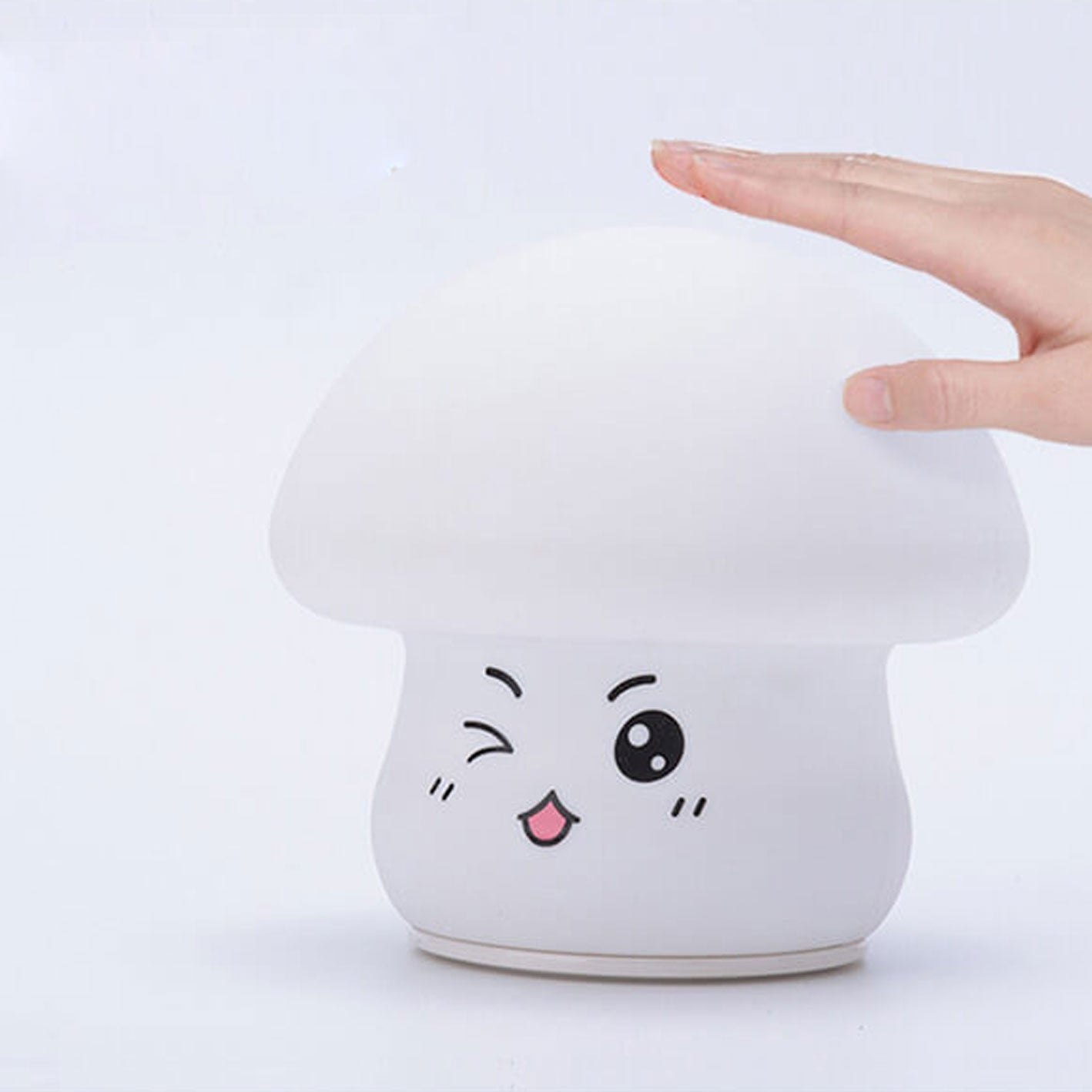 Cartoon Mushroom Silicone Night Table Lamp