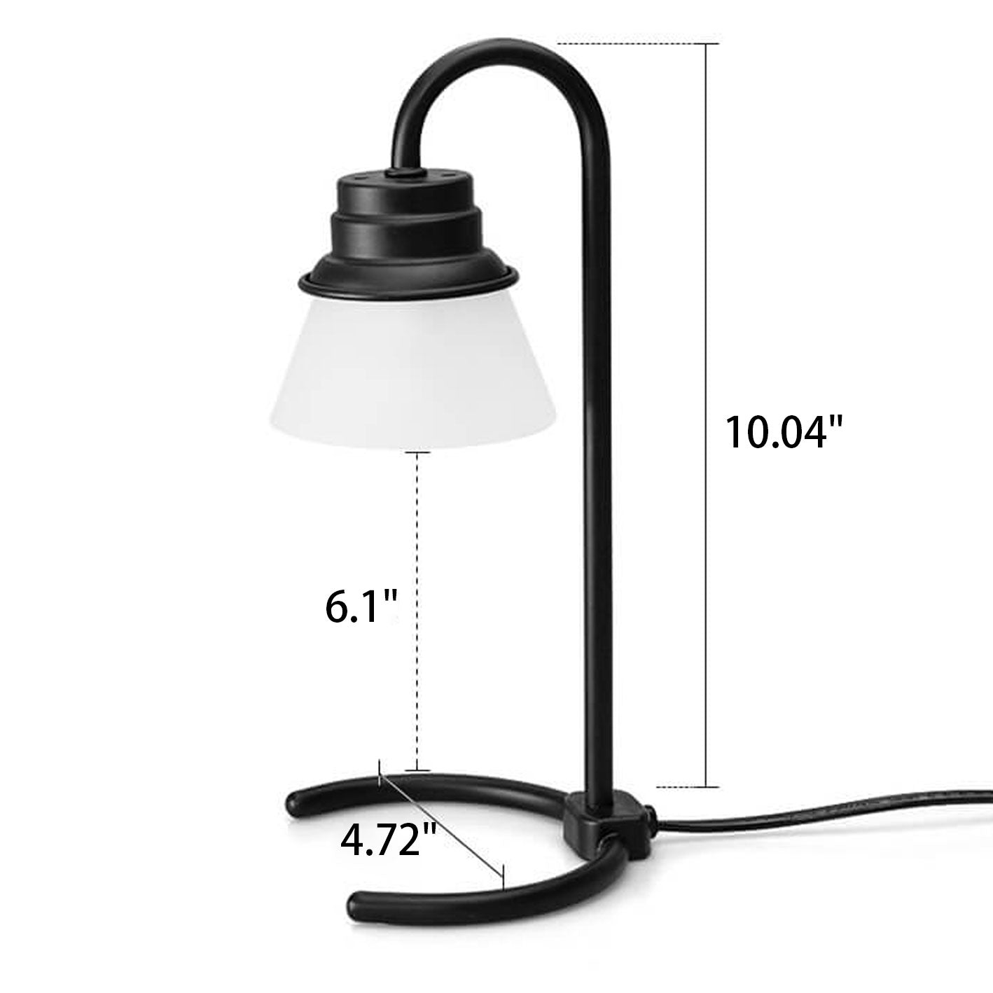 Metal Wood Melting Wax Table Lamp