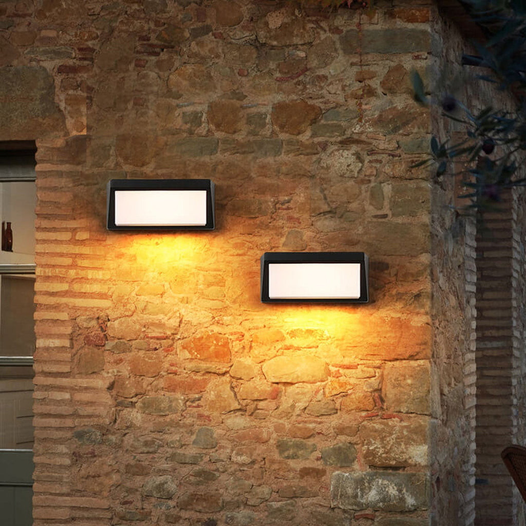 Square Geometry Outdoor Light