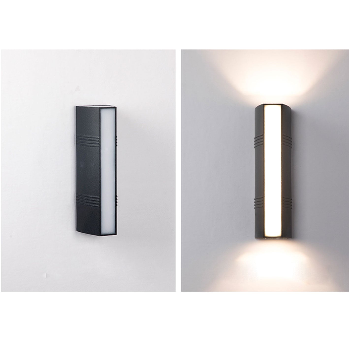 Rectangular Up Down Luminous Outdoor Light