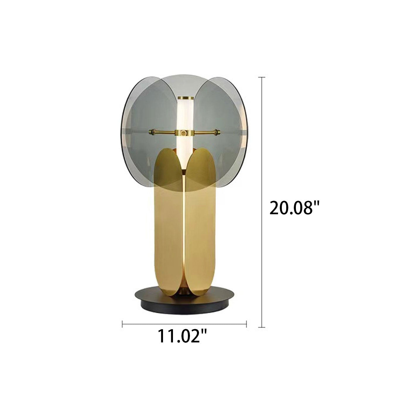 Splicing Glass Iron Table Lamp