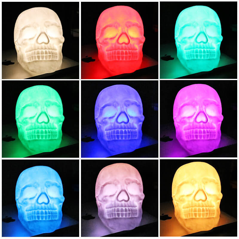 Skull RGB Night Table Lamp