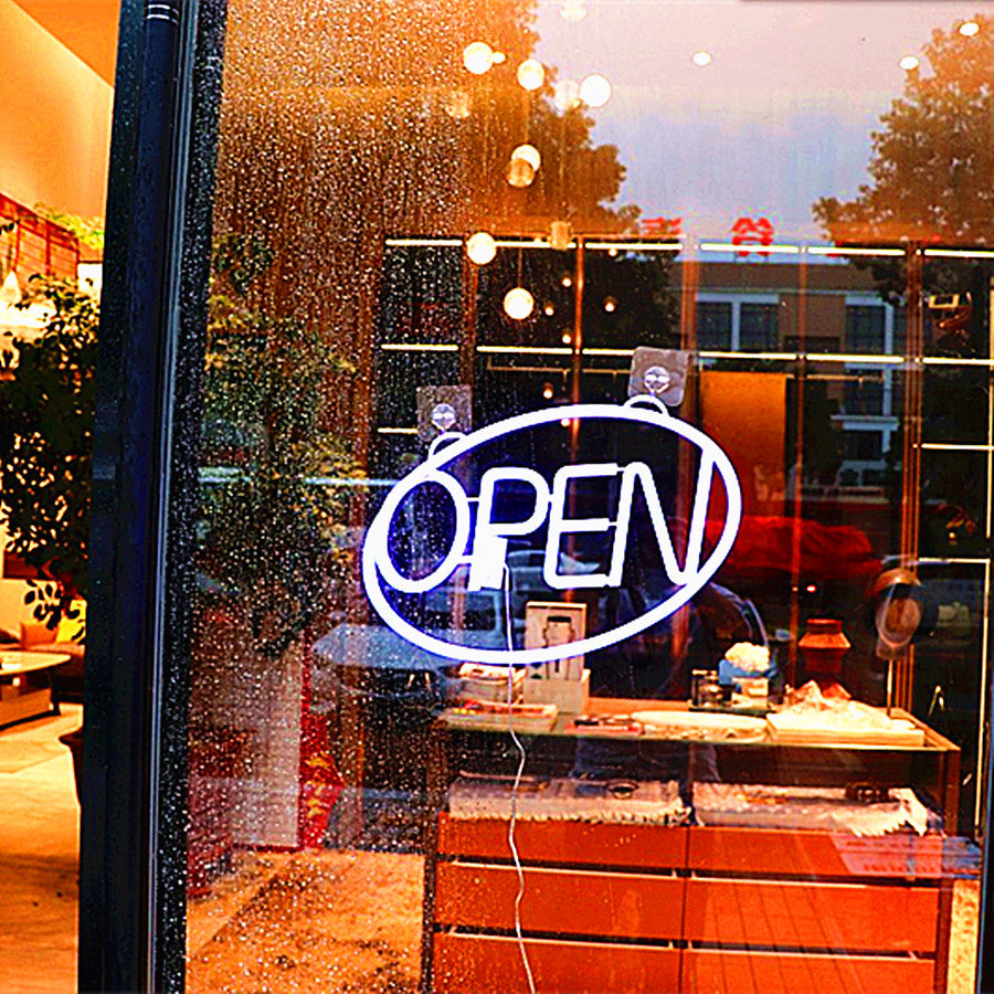 PS OPEN Neon Dining Outdoor Light