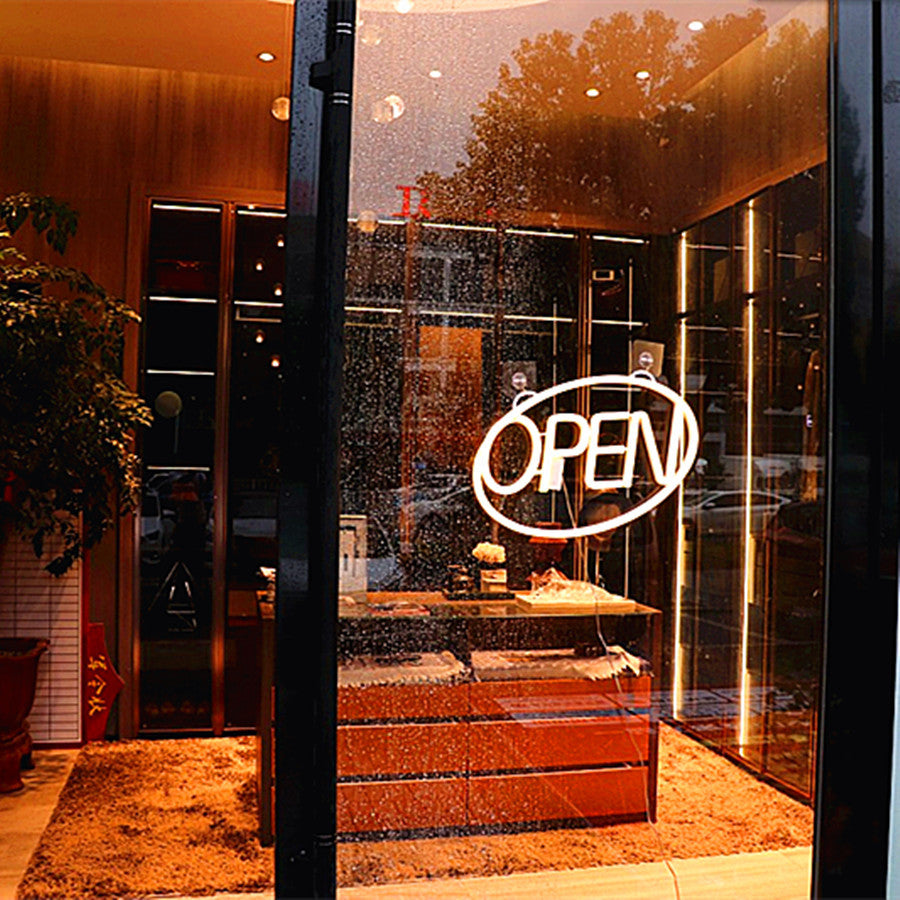 PS OPEN Neon Dining Outdoor Light